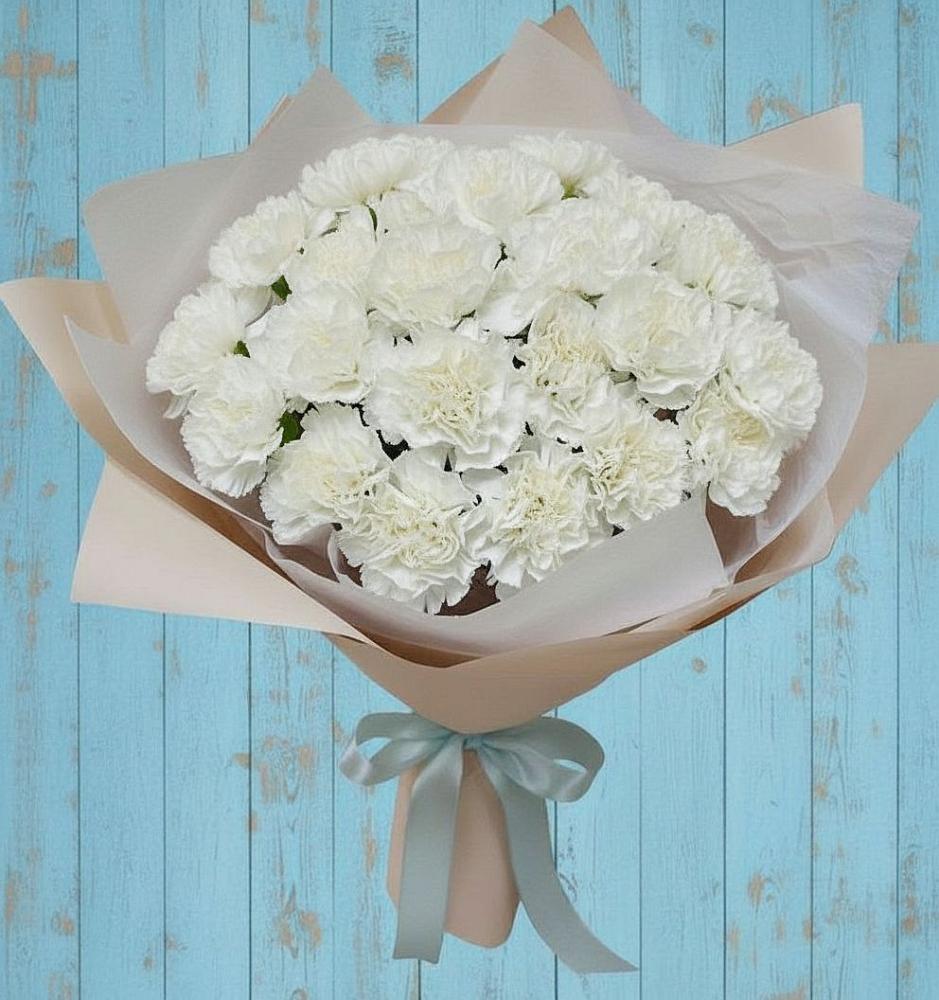 Букет цветов из: Гвоздики в Русский Акташ