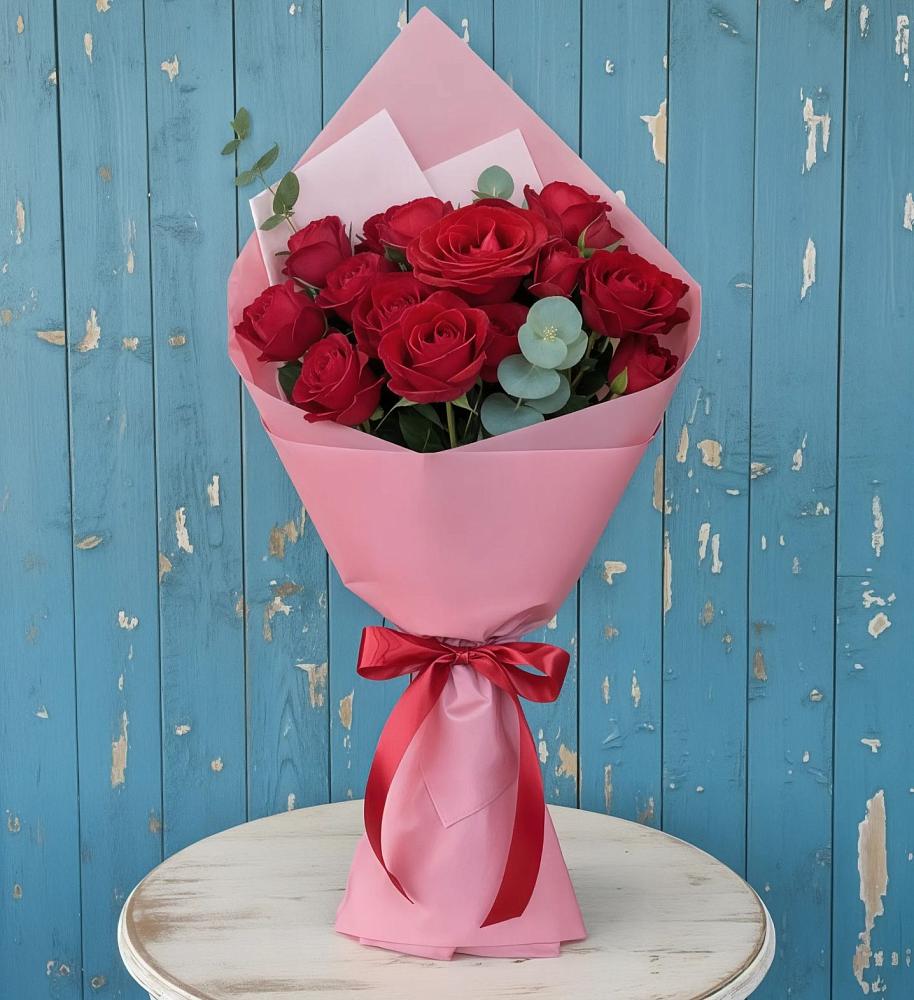 Букет цветов из: Розы в Русский Акташ