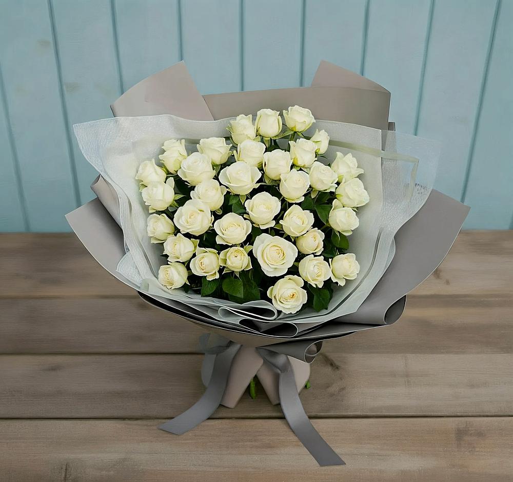 Букет Белоснежная нежность в Русский Акташ