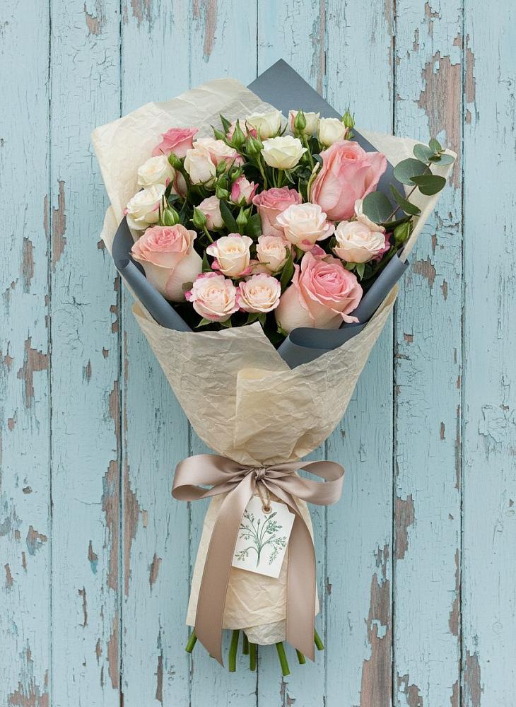 Букет цветов из: Розы в Русский Акташ