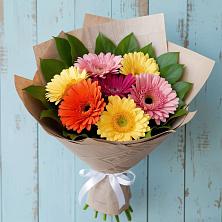 Букет цветов из:  Герберы в Русский Акташ