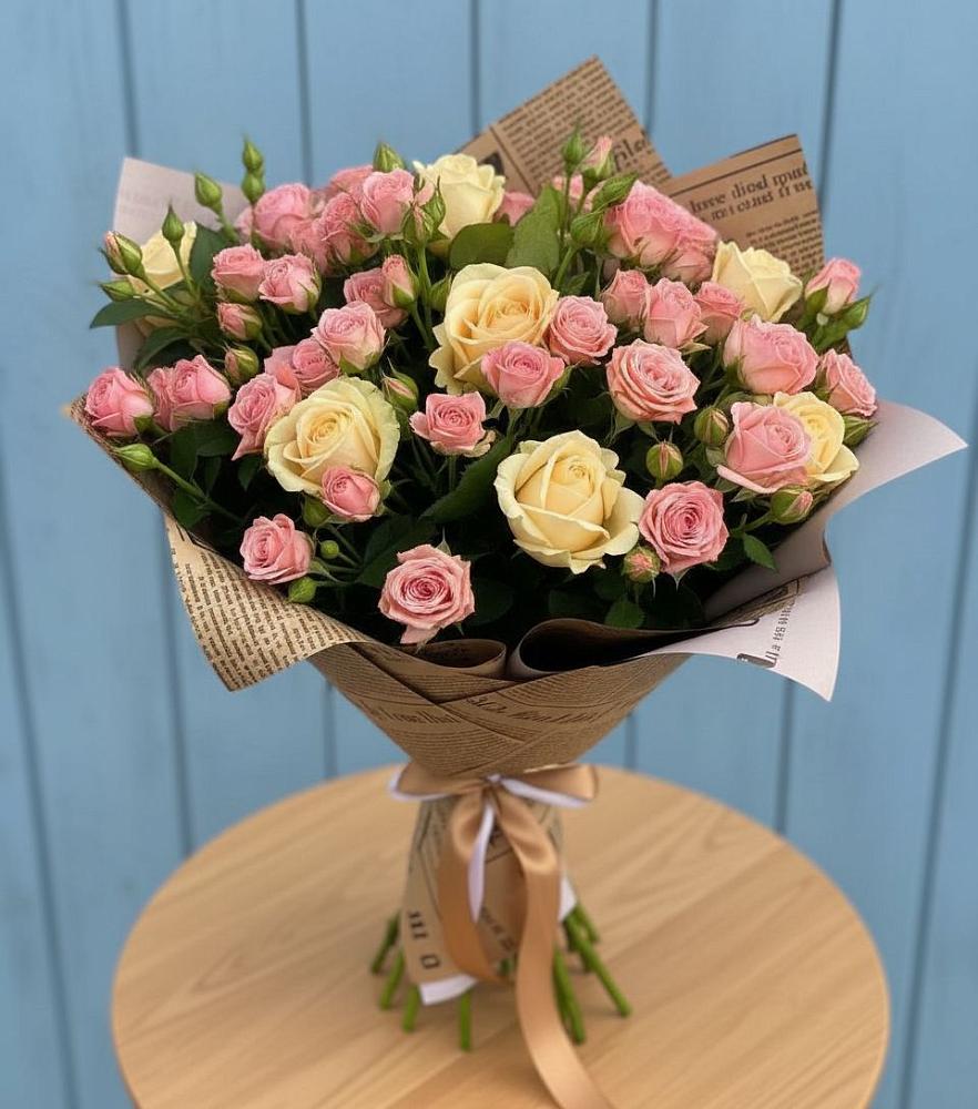 Букет цветов из: Розы в Русский Акташ