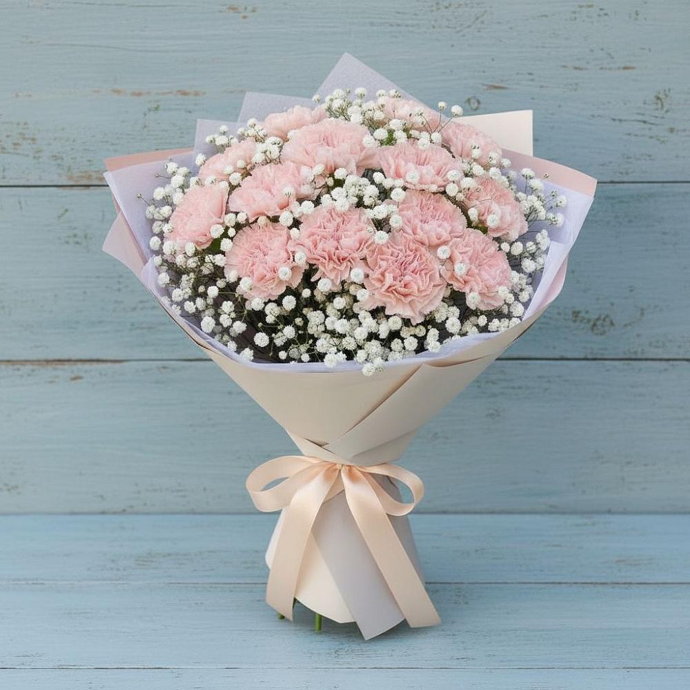 Букет цветов из: Гвоздики в Русский Акташ