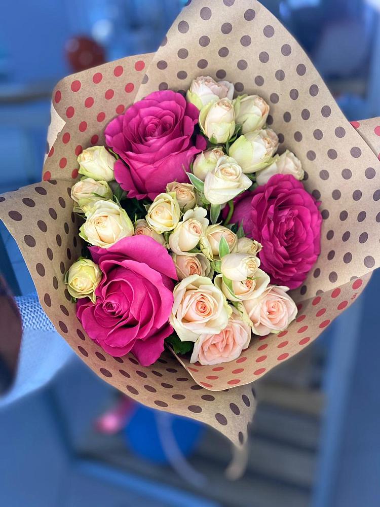 Букет цветов из: Розы в Русский Акташ