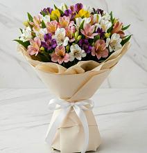 Букет цветов из:  Альстромерии в Русский Акташ