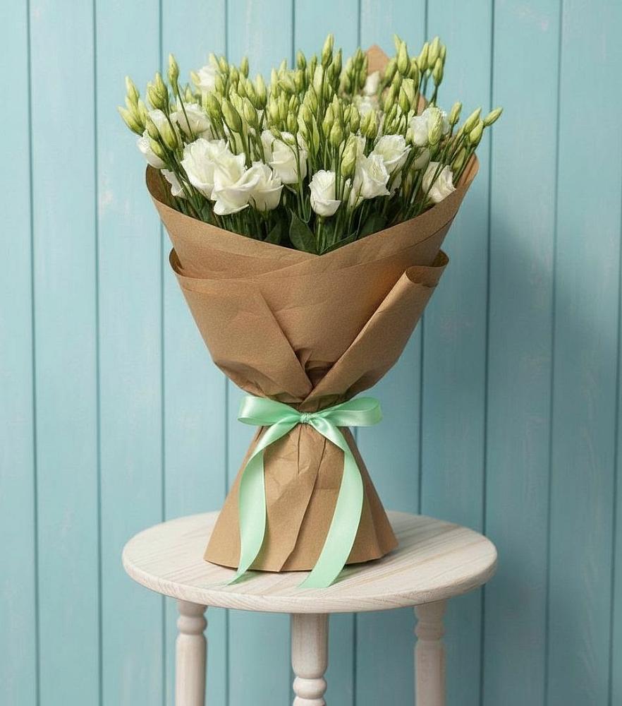 Букет цветов из: Лизиантусы в Русский Акташ