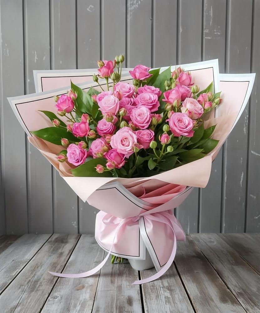 Букет Розовый кустик в Русский Акташ