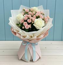 Букет цветов из:  Розы в Русский Акташ