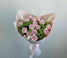 Букет цветов из:  Розы и Хризантемы в Русский Акташ
