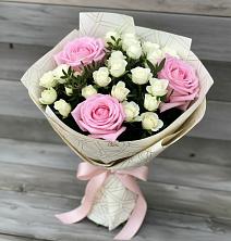 Букет цветов из:  Розы в Русский Акташ