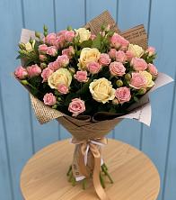 Букет цветов из:  Розы в Русский Акташ