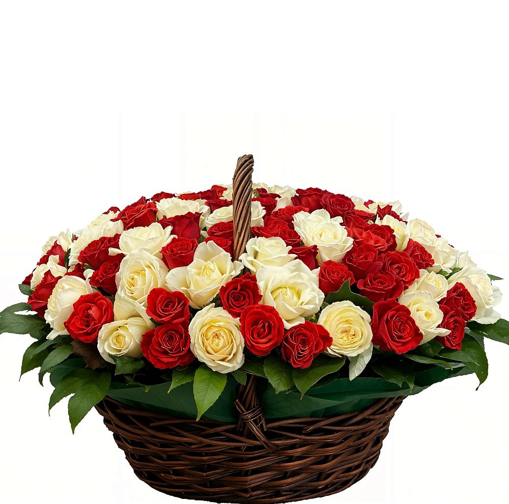 Премиум букет из: Розы в Русский Акташ