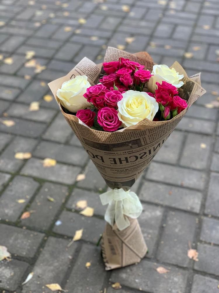 Букет цветов из: Розы в Русский Акташ