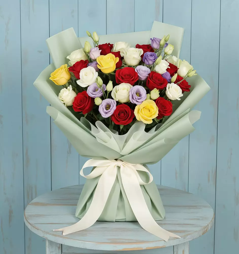 Букет цветов из: Розы в Русский Акташ