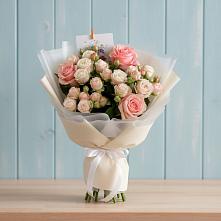 Букет цветов из:  Розы в Русский Акташ