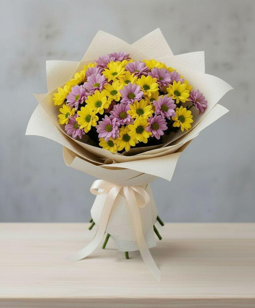 Букет цветов из: Хризантемы в Русский Акташ