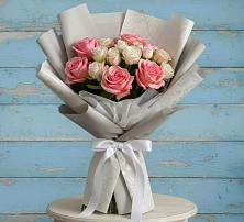 Букет цветов из:  Розы в Русский Акташ